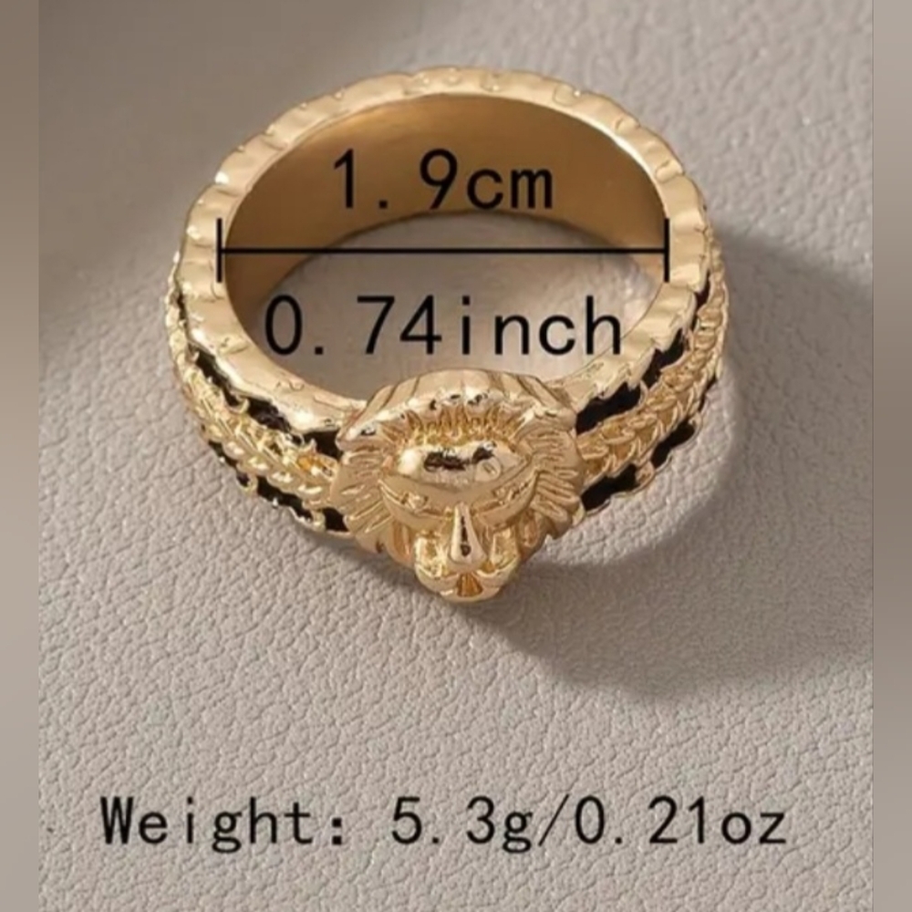 LION HEAD RING - Picture 5 of 6